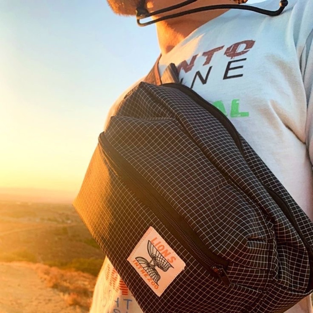 Gridstop outdoor fannypack shoulder bag USA made